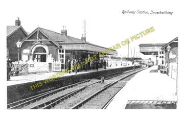 Inverkeithing Railway Station Photo. Dunfermline - North Queensferry Line. (1)..