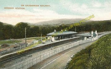 Inverkip Station Photo. Wemyss Bay - Ravenscraig. Cathcart Line. (1)