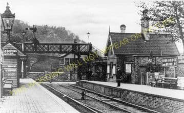 Iron Bridge & Broseley Railway Station Photo. Buildwas - Coalport. GWR. (2)