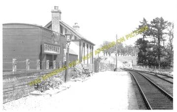 Irongray Railway Station Photo. Dumfries - Newtonairds. Moniaive Line. G&SWR (1)..