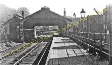Jedburgh Railway Station Photo. Jedfoot, Nisbet, Kirkbank and Roxburgh Line. (3)