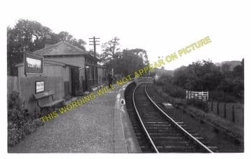 Jedfoot Railway Station Photo. Jedburgh - Nisbet. Roxburgh Line. NBR. (3).