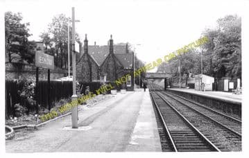 Jesmond Railway Station Photo. Manors - Gosforth. Newcastle to Benton Line. (2).