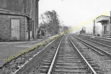 Kelmarsh Railway Station Photo. Lamport - Clipston & Oxendon. L&NWR. (4).
