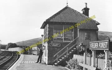 Kielder Forest Railway Station Photo. Riccarton - Plashetts. Reedsmouth Line (3).