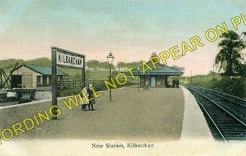 Kilbarchan Railway Station Photo. Linwood - Lochwinnoch. Kilbirnie Line. (1)