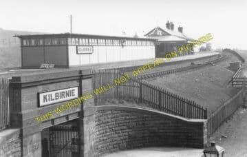 Kilbirnie Railway Station Photo. Lochwinnoch - Dalry. Glasgow to Kilwinning. (1).