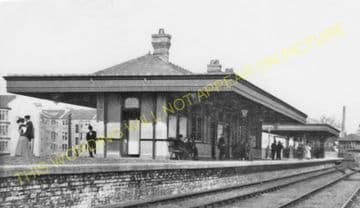 Kilbowie Railway Station Photo.  Clydebank - Dalmuir. Caledonian Railway. (2).