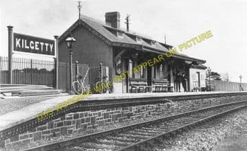 Kilgetty Railway Station Photo. Templeton - Saundersfoot. Narberth to Tenby. (2)