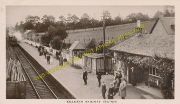 Killearn Railway Station Photo. Gartness - Dumgoyne. Strathblane Line. NBR. (2).