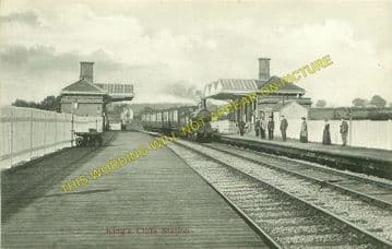 Kingscliffe Railway Station Photo. Wakerley - Nassington. Seaton to Washford (1)