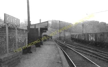 Kinneil Railway Station Photo. Bo'ness - Birkhill. Manuel Line. (1)