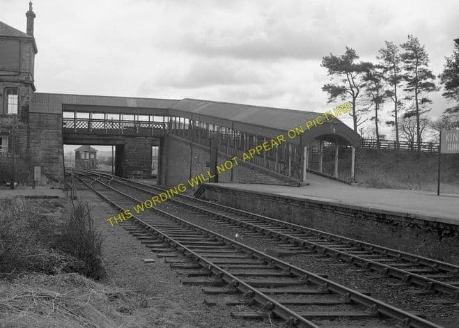 Kinross Jct. Railway Station Photo. Milnnathort to Balado and Blairadam Line (5)
