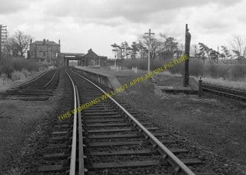 Kinross Jct. Railway Station Photo. Milnnathort to Balado and Blairadam Line (9)