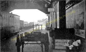 Kirkcudbright Railway Station Photo. Castle Douglas and Dumfries Line. GSWR. (2)