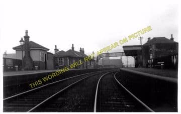 Kirkintilloch Railway Station Photo. Lenzie to Gavell and Lennoxtown Lines. (1)