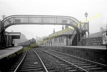 Kirkintilloch Railway Station Photo. Lenzie to Gavell and Lennoxtown Lines. (4)
