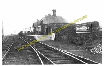 Kirknewton Railway Station Photo. Akeld - Mindrum. Wooler to Coldsteam Line. (2)