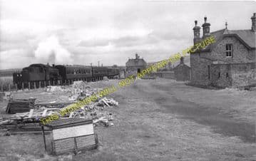 Kirknewton Railway Station Photo. Akeld - Mindrum. Wooler to Coldsteam Line. (3).
