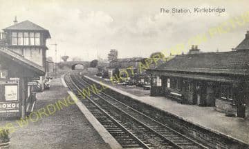 Kirtlebridge Railway Station Photo. Ecclefechan to Kirkpatrick and Annan. (3).