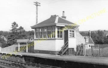 Knockando Railway Station Photo. Carron - Blacksboat. Aberlour Line. (4)
