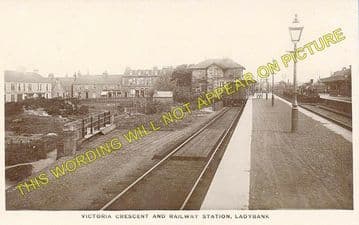 Ladybank Railway Station Photo. Kingskettle to Auchtermuchty & Cupar. (2)