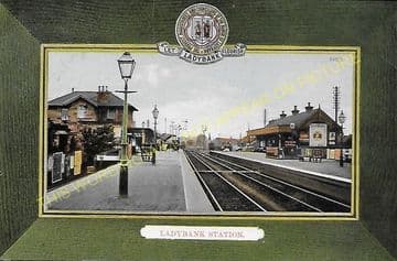 Ladybank Railway Station Photo. Kingskettle to Auchtermuchty & Cupar. (6)