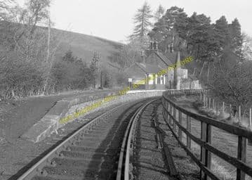 Lambley Railway Station Photo. Coanwood - Slaggyford. Haltwhistle to Alston (14)