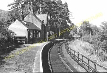 Lambley Railway Station Photo. Coanwood - Slaggyford. Haltwhistle to Alston (16)