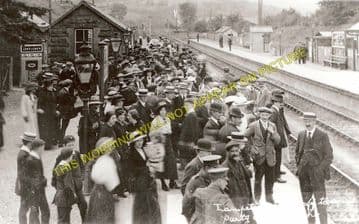 Lampeter Railway Station Photo. Llanybyther to Derry Ormond and Aberayron. (4)