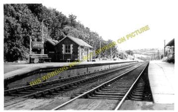Lampeter Railway Station Photo. Llanybyther to Derry Ormond and Aberayron. (5)