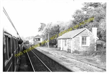 Lampeter Railway Station Photo. Llanybyther to Derry Ormond and Aberayron. (6)
