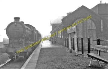 Langholm Railway Station Photo. Gilnockie, Canonbie and Riddings Line. (5)