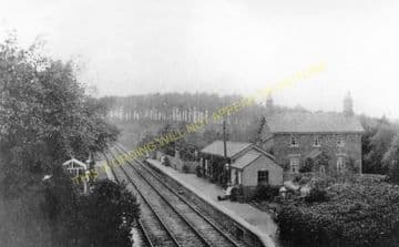 Langley Railway Station Photo. Elrington - Staward. Hexham to Allendale Line (2)