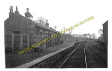 Leslie Railway Station Photo. Markinch Line. North British Railway. (1)