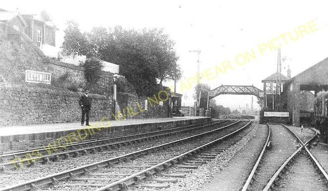 Leysmill Railway Station Photo. Friockheim - Colliston. Arbroath to Guthrie. (1).