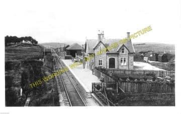 Lhanbryde Railway Station Photo. Elgin - Orbliston. Keith Line. Highland Rly (1).