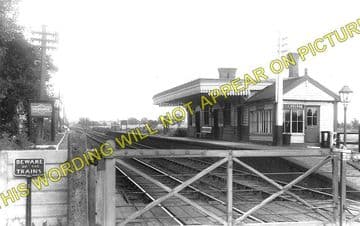 Lilbourne Railway Station Photo. Clifton Mill - Yelvertoft. Rugby to Welford (1)..