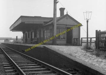 Lilbourne Railway Station Photo. Clifton Mill - Yelvertoft. Rugby to Welford (6)