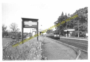 Lilbourne Railway Station Photo. Clifton Mill - Yelvertoft. Rugby to Welford (8)
