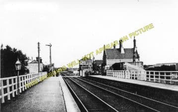 Little Mill Railway Station Photo. Longhoughton - Christon Bank. (1)..