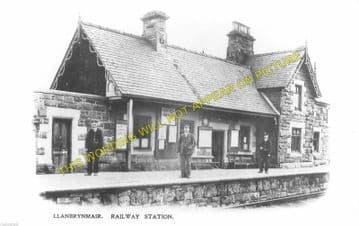 Llanbrynmair Railway Station Photo. Talerddig - Cemmes Road. (4)