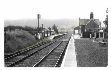 Llanbrynmair Railway Station Photo. Talerddig - Cemmes Road. (5)