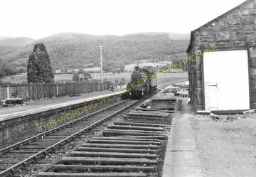 Llanbrynmair Railway Station Photo. Talerddig - Cemmes Road. (7).