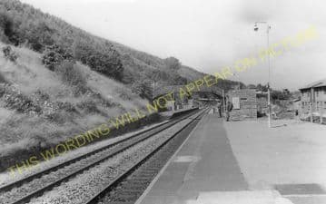 Llanbrynmair Railway Station Photo. Talerddig - Cemmes Road. (8).