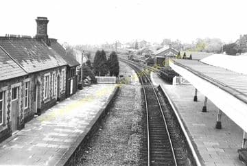 Llandrindod Wells Railway Station Postcard. Builth Wells - Penybont. L&NWR. (8)