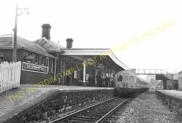 Llandrindod Wells Railway Station Postcard. Builth Wells - Penybont. L&NWR. (9).