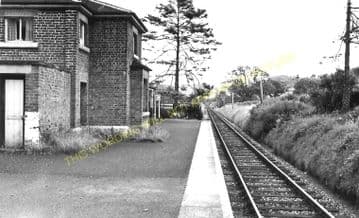 Llanfechain Railway Station Photo. Llansantffraid- Bryngwyn. Llanfyllin Line (4)