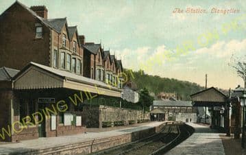 Llangollen Railway Station Photo. Berwyn - Trevor. Corwen to Wrexham Line. (17)
