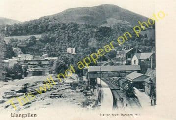 Llangollen Railway Station Photo. Berwyn - Trevor. Corwen to Wrexham Line. (20)